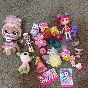 girls toys doll num noms shopkins lps lot